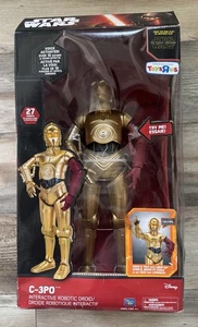 Disney Star Wars C-3PO Robotico Interattivo 17" Protocollo Droide Parla e Si Muove Nuovo con scatola! - Foto 1 di 9