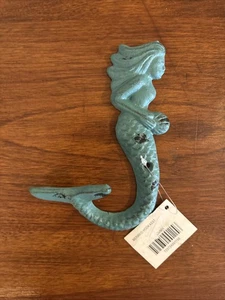Gusseisen Aqua Meerjungfrau Haken/Wandhänger/Handtuchhalter-Neu mit Etikett-6" - Bild 1 von 3