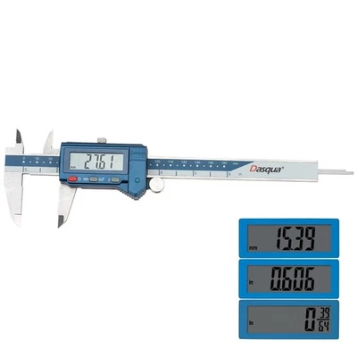 Dasqua Premium Digital Vernier Caliper 0-150mm / 0-6" / Fraction IP54 - image 1 of 4