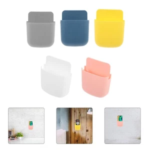 Contenedores de taquilla de almacenamiento con control remoto de 5 piezas con soporte para estantes para pared - Imagen 1 de 12