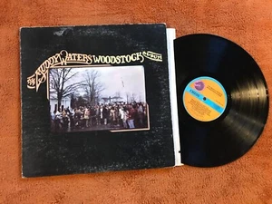 Muddy Waters The Woodstock Album 1975 LP CHESS CH-60035 gate Levon Helm the BAND - Picture 1 of 10