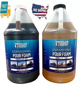 1 Gallon Kit 6 Lb Density Expanding Pour Foam 2 Part Cell Liquid Foam Boat Dock - Picture 1 of 5