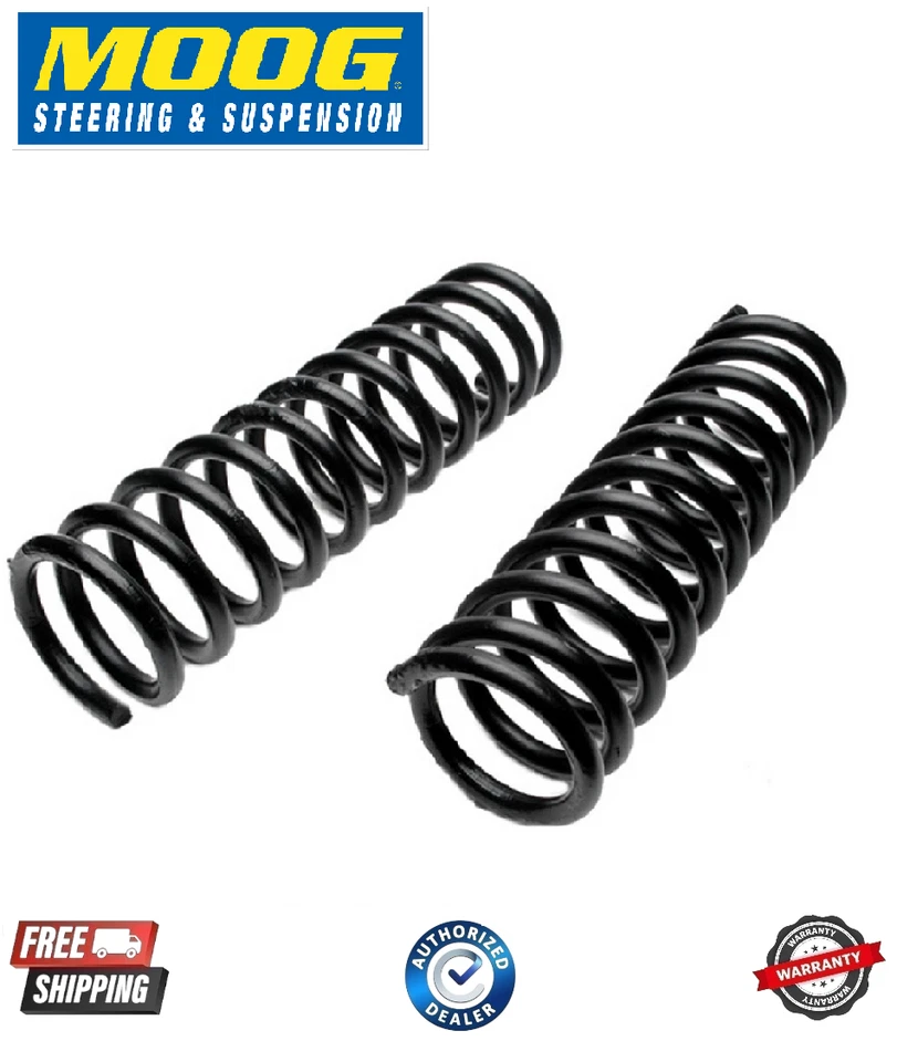 6000 Moog Coil Springs Set of 2 Front for Chevy Coupe Sedan Impala Bel Air Pair - Image 1 of 1