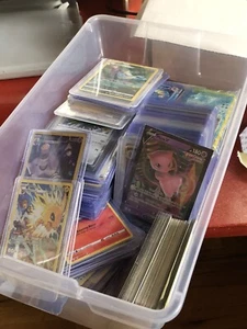Pokemon Card Lot Bundle 500+ Cards | Ultra Rares V GX EX + 1 Graded Card Combo - Picture 1 of 7