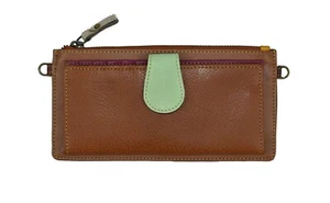 Handmade Real Leather Patchwork Purse Boho Style with Strap Fair Trade - Picture 1 of 5