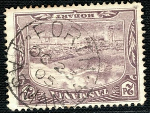 Australia States TASMANIA *FORTH* Postmark CDS 1905 2d Stamp{samwells}BLBLUE3 - Picture 1 of 6