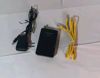 Linksys DOCSIS 3.0 CM3008 Cable Modem With Power And Ethernet Cable - Image 1 of 4