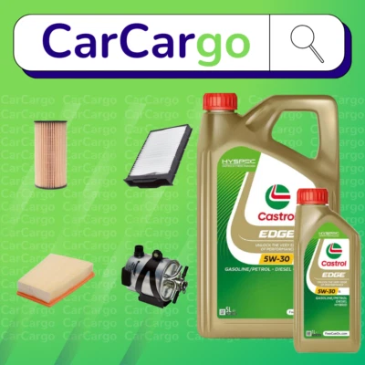 KIT DE SERVIÇO Renault Megane 2.0 dCi Diesel 2005-2009 ÓLEO CABINE AR COMBUSTÍVEL CASTROL - Imagem 1 de 4