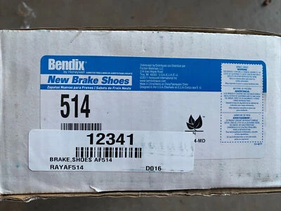 Zapata freno tambor-nueva trasera BENDIX 514 Foto 1 de 2
