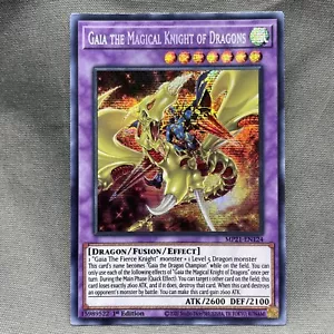 Yugioh! Gaia the Magical Knight of Dragons - MP21-EN124 - Prismatic Secret Rare - Picture 1 of 2