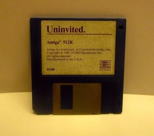 Uninvited by Mindscape for Commodore Amiga - Picture 1 of 1