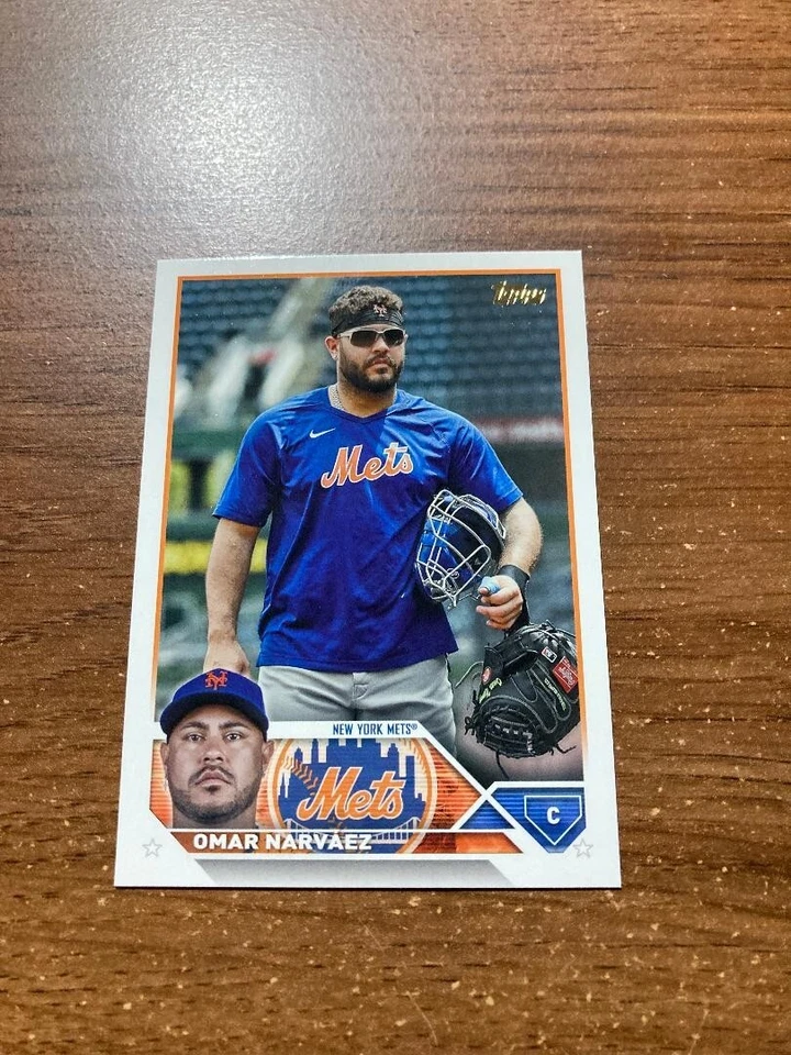 2023 Topps Golden Mirror SSP Omar Narvaez #162 Mets - Image 1 of 1
