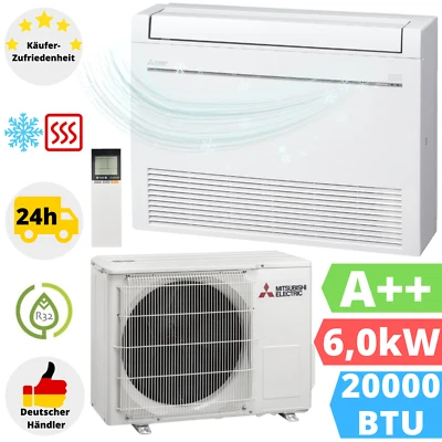 Mitsubishi Truhengerät Klimaanlage 6,0kW Standklima Klimagerät Inverter 20000BTU - Bild 1 von 4