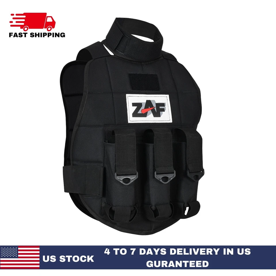 Protector de pecho acolchado de 3 cápsulas de paintball y airsoft con protector de cuello adjunto Foto 1 de 4