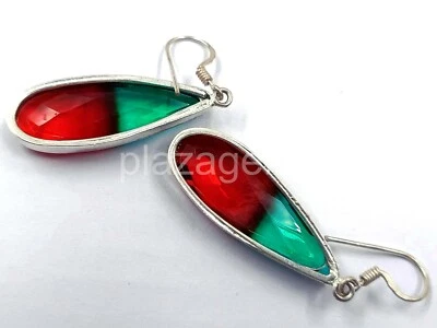 70.20 CT Bi-Color Ametrine  EGL Silver Earring Pear Cut Loose Gemstone 5JRJ - Image 1 of 4