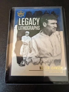2021 Panini Diamond Kings Pack Fresh MINT Legacy Lithographs Walter Johnson SP - Picture 1 of 2