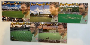 1995/96 FUTERA CRICKET CARDS: 5x GREG CHAPPELL'S TOUR CARDS - Picture 1 of 2