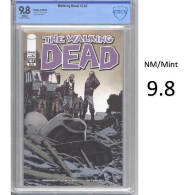 Walking Dead #107 - Key comic & 1st mention of Ezekiel! - CBCS 9.8 - New Slab! - Image 1 of 4