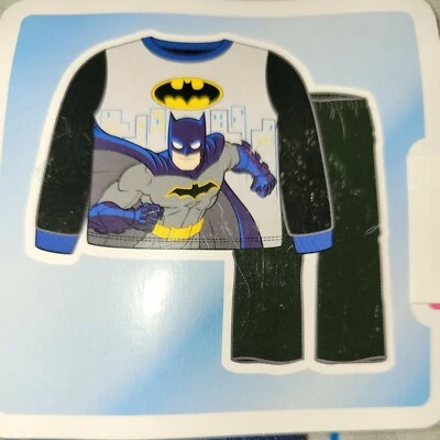 DC COMICS BATMAN INFANT BOYS 2 PIECE PAJAMA SET SIZE 3T NWT FREE SHIPPING BBX2 - Image 1 of 4