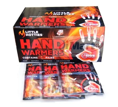 Little HOTTIES 40 Pairs 80 Hand Warmers Heat Heater Snow Ski Warmer - image 1 of 3