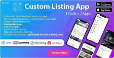 Custom Listing App v1.6.2 – Directory Android and iOS mobile app with Ionic 5