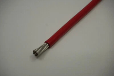 Cable de batería grado marino cobre estañado 8,6,4,2,1,1/0,2/0,4/0 AWG por el pie Foto 1 de 4