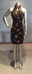 Chinese WeddingTraditional Party Dress Cheongsam Gown Black M Chest 36”/W32 - Picture 1 of 3