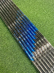 9 x Ns Pro Zelos 7 R2 Flex .355 Golf Shaft 3-PW + 1 Extra Wedge - Picture 1 of 3