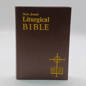 Catholic Liturgical Bible St Joseph New American Edition 1972 Brown Cover - Imagen 1 de 7