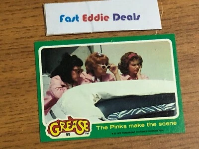 TOPPS 1978 THE GREASE THE MOVIE BUBBLEGUM CARD 99 THE PINK LADIES EXCELLENT - Image 1 of 2