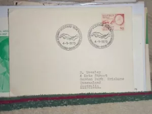 COPERTINA DANMARK PM GODTHAB-NUK 4-9-1975 TO QUEENSLAND AUSTRALIA #10 - Foto 1 di 4