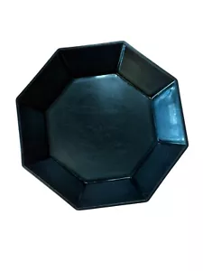 Arcoroc black Bowl Octagon 7 5/8" - Salad Pasta France - Picture 1 of 5