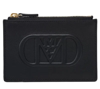 MCM Mode Travia Leather Card Case Wallet ~NWT~ Gift Box Black - Image 1 of 3