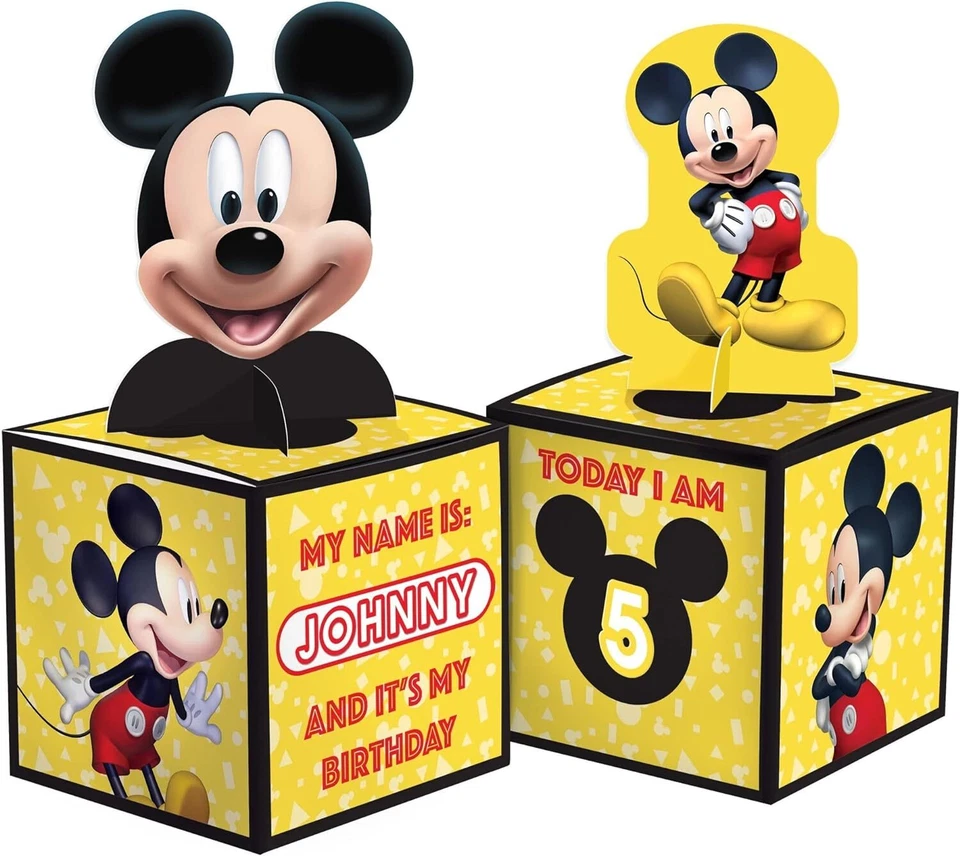 Mickey Mouse Forever Disney Clubhouse Kids Birthday Party Table Decorating Kit - Image 1 of 1