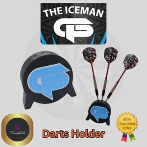 ICEMAN - Gerwyn Price Darts Holder/Stand Holds 3 Darts - Picture 1 of 1