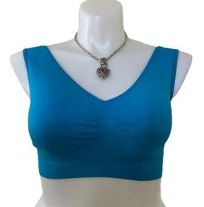 Unbranded Bra Removable Pads Color Blue Size XL - Picture 1 of 6