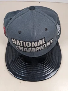 2012 University of Alabama National Champions Gray Hat NIKE Snap Back Polyester - Picture 1 of 7