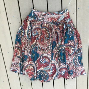 Lucky & Coco Womans Size 10 Multi Color Full Skirt Boho Lined - Picture 1 of 6