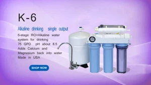 Alkaline Water System Drinking RO Reverse Osmosis pH max10.5 Purifed Natural ALK - Picture 1 of 1
