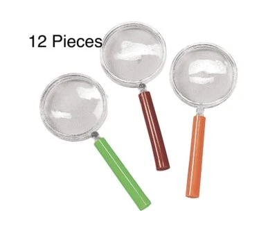 Oriental Trading 12 Pack Toy Magnifying Glass Party Favors Classroom Science Fun