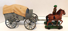 Elastolin/Hauser Horse Drawn Supply Wagon