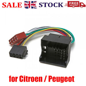 ISO Cable For Citroen DS3 DS4 Peugeot 207 Radio Wiring Harness Connector Adaptor