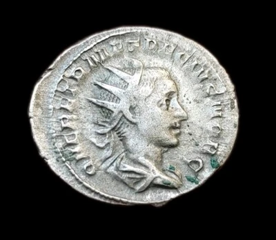 Antoninian Herennius Etruscus, Spes Publica - Image 1 of 2