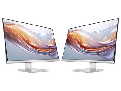 Dual HP Series 5 23.8 inch FHD Height Adjust Monitor Bundle 23.8" FHD (1920 x - Image 1 of 2