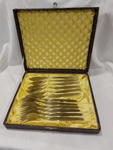 DDR Besteck 12 teilig smalcalda unisil 18.8  Rostfrei Besteckkasten Fischbesteck - Bild 1 von 7