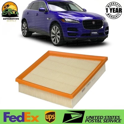 Filtro de aire lado pasajero compatible con 16-23 Jaguar F-Pace XF XE Land Rover Range Rover Foto 1 de 3