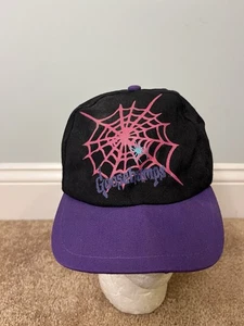 VTG 90s Goosebumps Kids Hat Halloween TV Promo Black Spiders Boys Youth - Picture 1 of 8