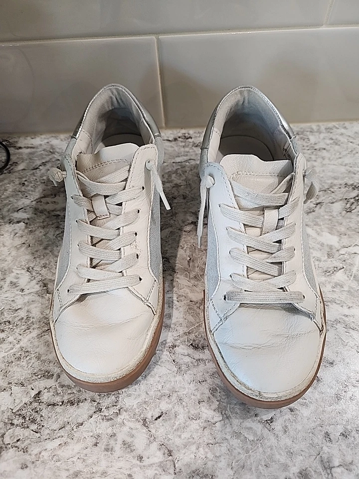 Zapatillas Dolce Vita Harryson - Cuero Blanco - Mujer Talla 7 Foto 1 de 4