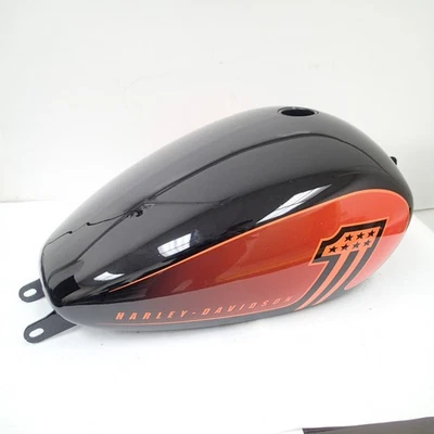 Harley-Davidson Softail Street Bob 2021 FXBBS tanque de gasolina naranja y negro vivo Foto 1 de 4