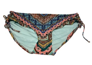 Women Swim Suit Bottoms 1X 16-18 3PC Time And Tru Mid Rise Bikini Multicolor NWT - Picture 1 of 18